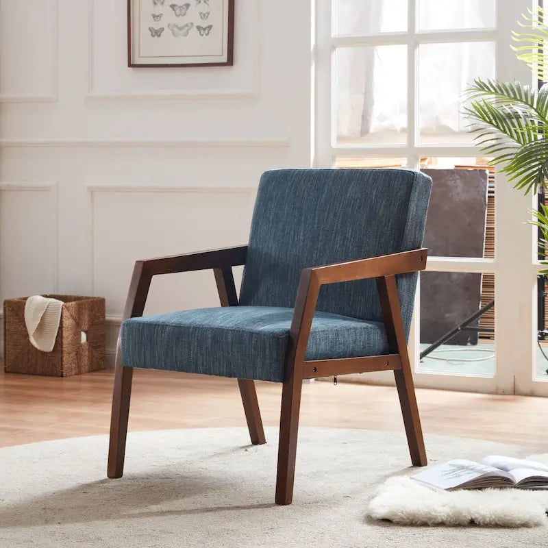 Fauteuil Mid-Century de 27,9 po