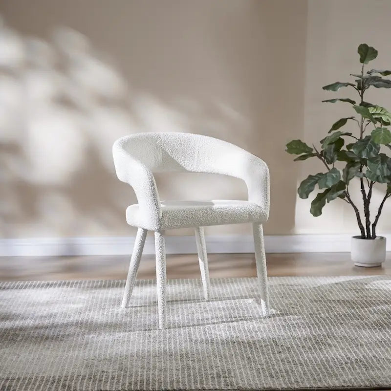 Chaise de salle à manger rembourrée moderne (lot de 6)