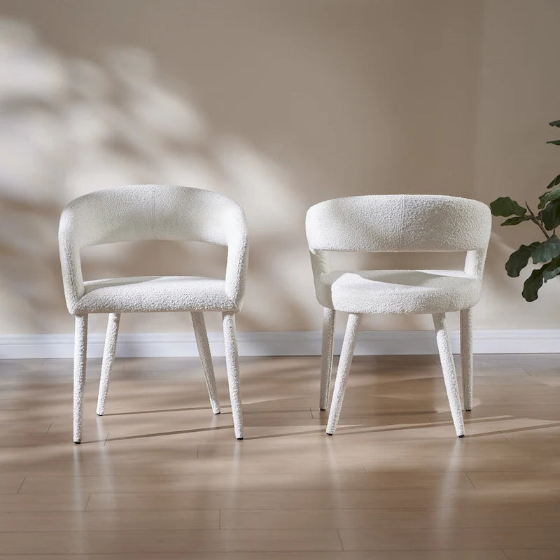 Chaise de salle à manger rembourrée moderne (lot de 6)