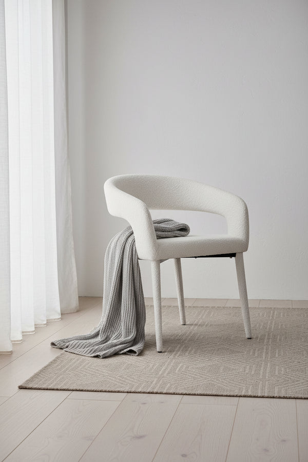 Chaise de salle à manger rembourrée moderne (lot de 6)