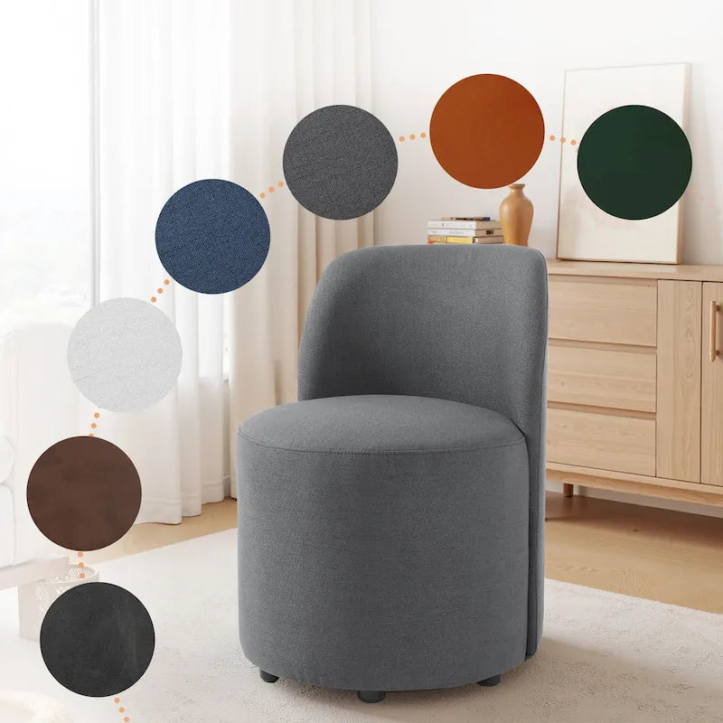 Chaises de salle à manger capitonnées de luxe Chaise d'appoint de cuisine de salle à manger
