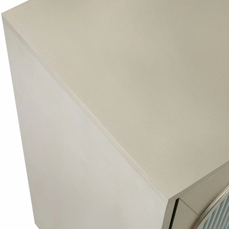 Meuble TV en bois avec armoire de rangement et étagères réglables - N/A