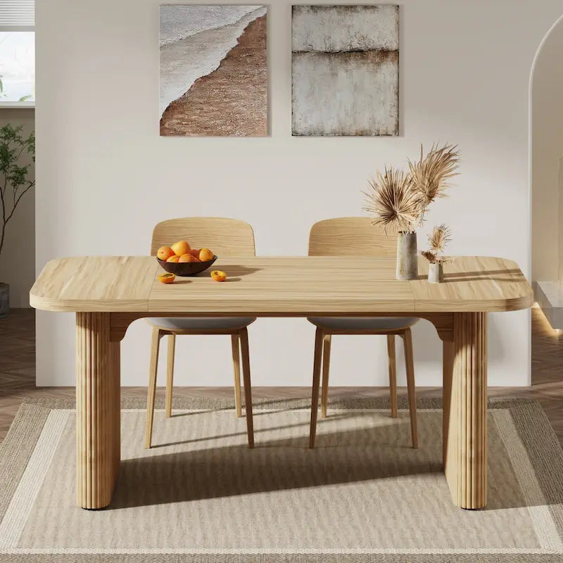 Bureau de direction moderne 62,99 W, simple, avec plateau et pieds en bois d'ingénierie