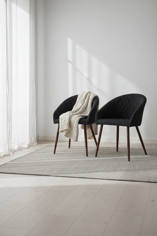 Ensemble de 2 chaises de salle à manger rembourrées