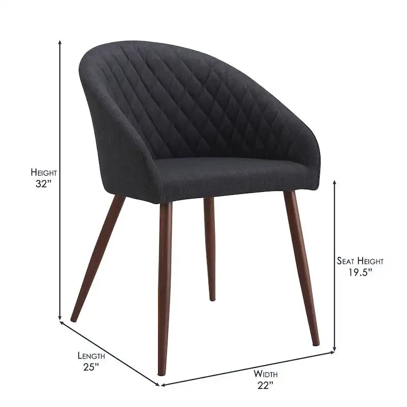 Ensemble de 2 chaises de salle à manger rembourrées