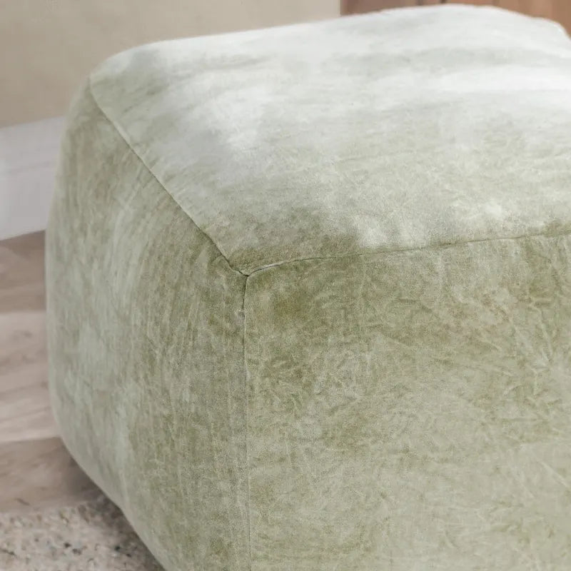 Pouf en velours de 45 cm | Ottoman et repose-pieds