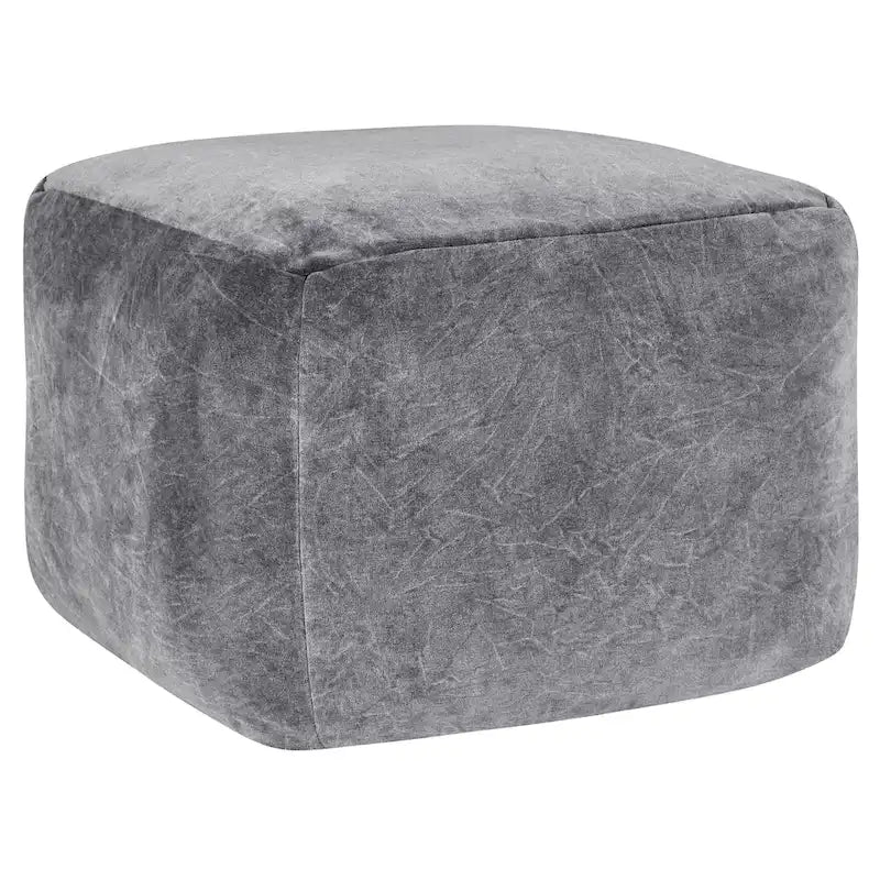 Pouf en velours de 45 cm | Ottoman et repose-pieds