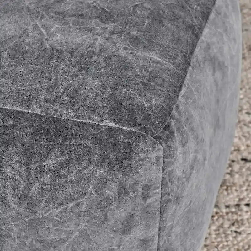 Pouf en velours de 45 cm | Ottoman et repose-pieds