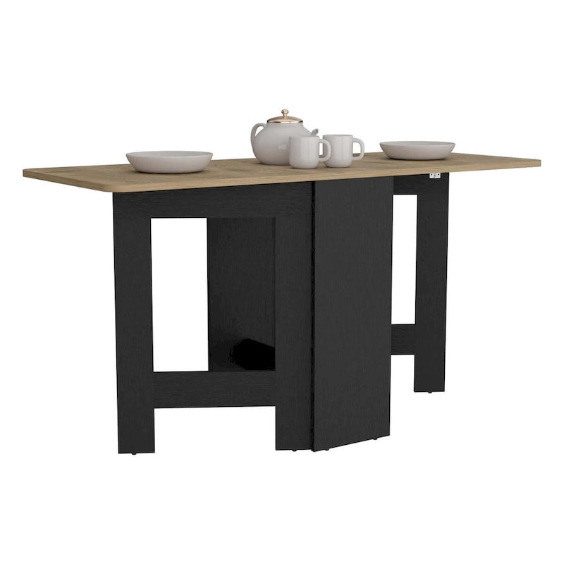 Table pliante à abattants, gain de place avec un design compact